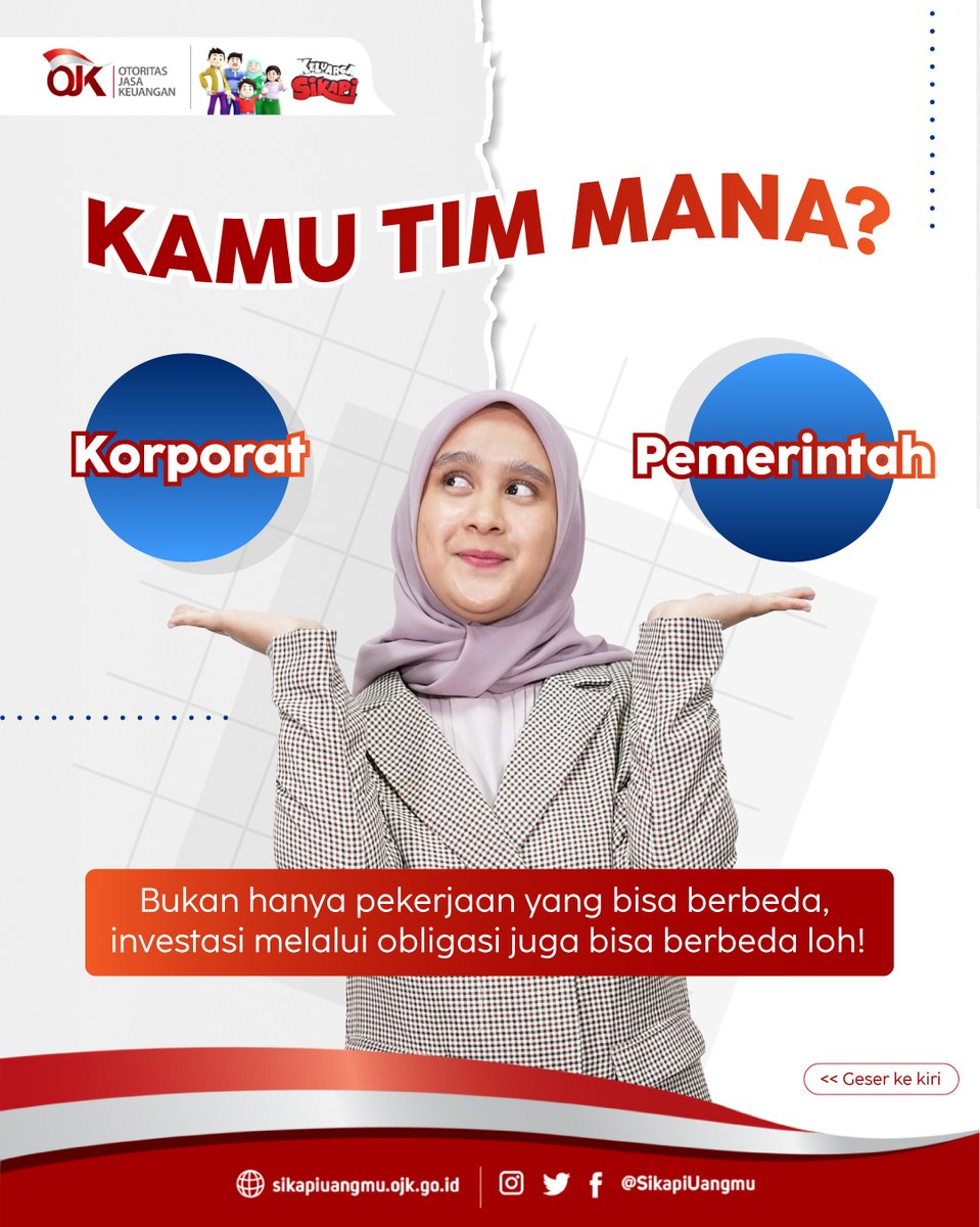 sikapiuangmu's tweet photo. Salah satu instrumen investasi yang bisa Sobat manfaatkan adalah obligasi. Obligasi merupakan surat utang yang memberikan hasil investasi bersifat tetap (kupon) selama jangka waktu jatuh tempo. https://t.co/EuwtiTA6p2
