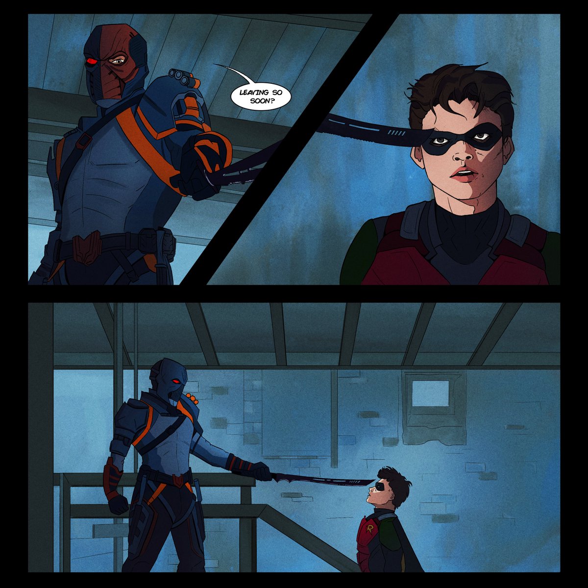 thinkin' I need to draw some more comic strips like this one inspired from #Titans S1 !!