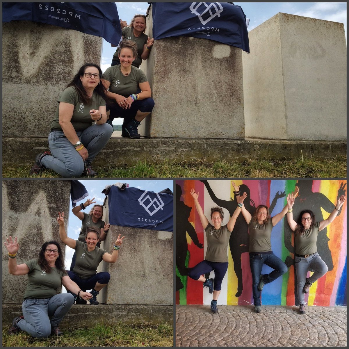 NinaKarg's tweet photo. First #peakermeetup with my new #peaker- and #outlanderfriends @Bine01382179 and @MartinaHofer9 😍 it was a fantastic day ❤️🥳 we felt like we are in 1743 at #CraigNaDun as we saw this magical place 😍😂⛰️🌳🌲@mypeakchallenge @SamHeughan @GermanPeaker @RoadtripPeakers #MPC2022 https://t.co/wmcS0kWoHt