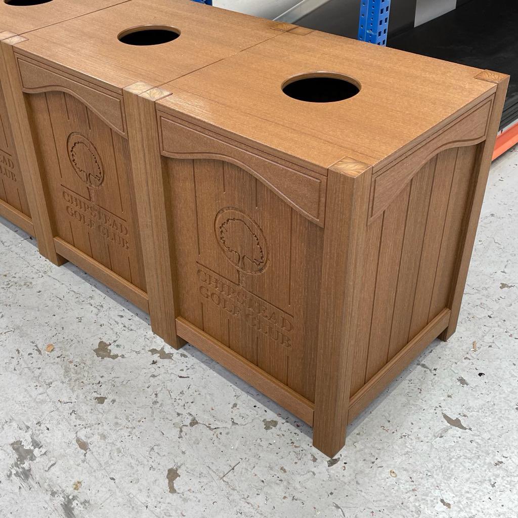 PinseekerGolf's tweet photo. Check out these recycling stations leaving the factory last week ๐
Our light oak wood effect ProPlex is so realistic... and itโs virtually maintenance free๐ฅ๐ฅ๐ฅ
Now you can sort your trash AND keep it classy ๐
#ProPlex #recycledplastic #Pinseeker #quality #recyclingstation https://t.co/goJmQAU3Xb