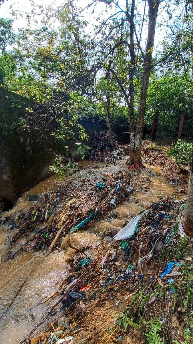 Ebo_Mili_Linggi's tweet photo. The stream that's flows right through the heart of IG( Indira Gandhi ) Park. The condition of the stream. @ArunachalTsm @IMCitanagarAP @ArunForests @PemaKhanduBJP https://t.co/pqmEvMC9t5