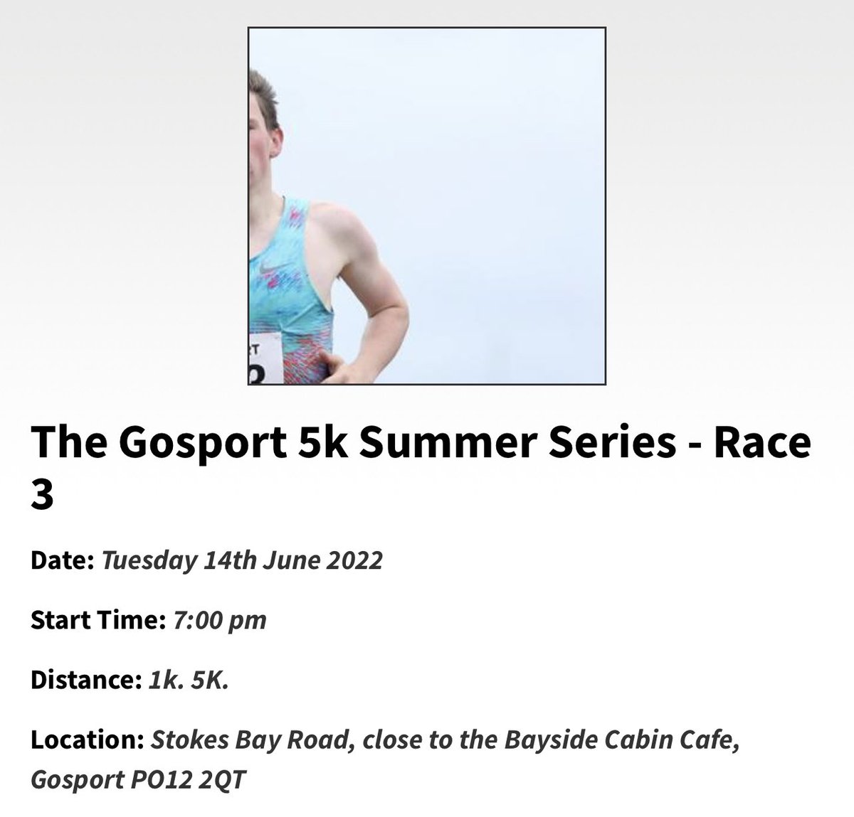 Anyone going for the full set? Looking forward to a less windy Race 3 in the #Gosport #5K #summerseries. <a href="/cj_dinenage/">Caroline Dinenage MP</a> <a href="/cllrzoehuggins/">Cllr.ZoeHugginsBEM</a>