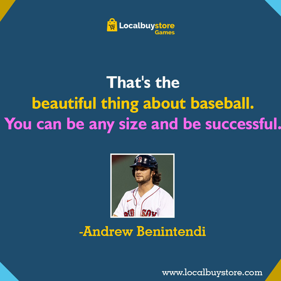Monday Motivation🙂
.
.
.
#Players #Sucess #SucessChallenge👍 #MondayMotivations #BaseBall #MondayMorning #MondayMood #LocalBuyStore #Motivation #Team #BeliveInYourSelf 👨‍💻 #Winners #Achieve #Inspairation #AndrewBenintendi