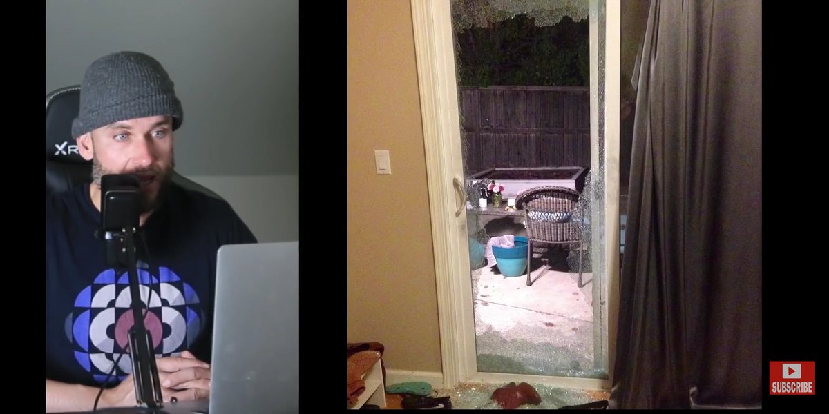 twiggywitch's tweet photo. Vía Joshep Morris: un miembro del jurado compartió la imagen de una ventana rota de su casa. A Debbie, la enfermera, le retiraron la licencia, a Jennifer Howell forjaron su puerta. Difícil creer que no está Amber detrás de todo esto.

#JusticeForJohnnyDepp
#AmberHeardlsALiar https://t.co/oddi4Jz16B