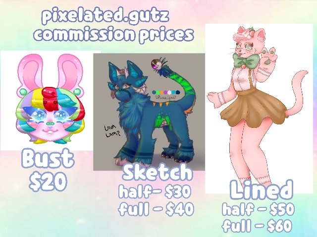 pixelated_gutz's tweet photo. So my job has reduced my hours from 40 to 7 because I had a mental health problem so I am opening commission so I can still pay my bills! https://t.co/xIh61tksV5