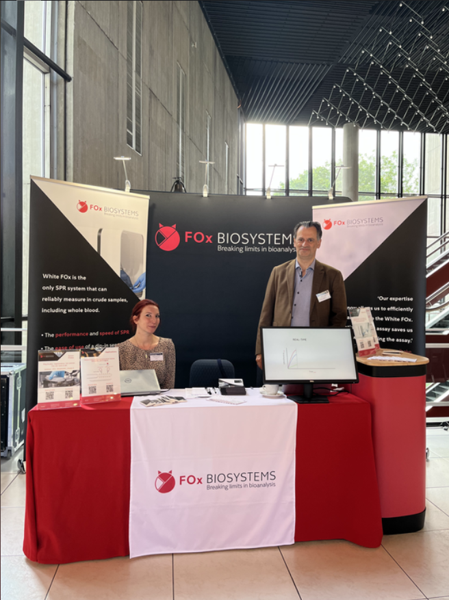 FOxBIOSYSTEMS's tweet photo. VIB’s #NGPAD22 has started! Pay a visit to our team to discover how FO-SPR and the White FOx can help you with your proteomics.

#FOxBIOSYSTEMS #FOSPR #SPR #antibodies #nanobodies #biotech #bioanalysis #VIB #proteomics https://t.co/UmzGmmnr2e