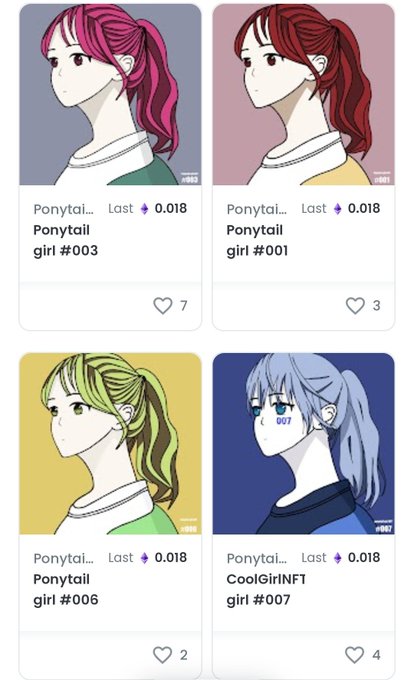ポニーテールの女の子のtwitterイラスト検索結果