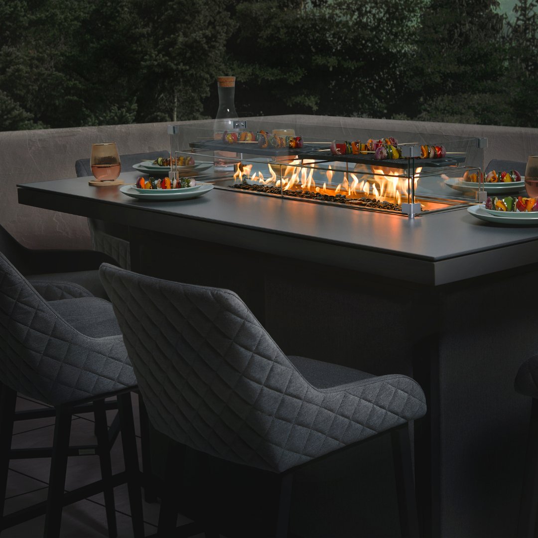 Get the fit pit on it's BBQ week! Here's a little look at our selection of fire pit table sets. bit.ly/3L0CSNN

#BBQweek #gardenfurniture