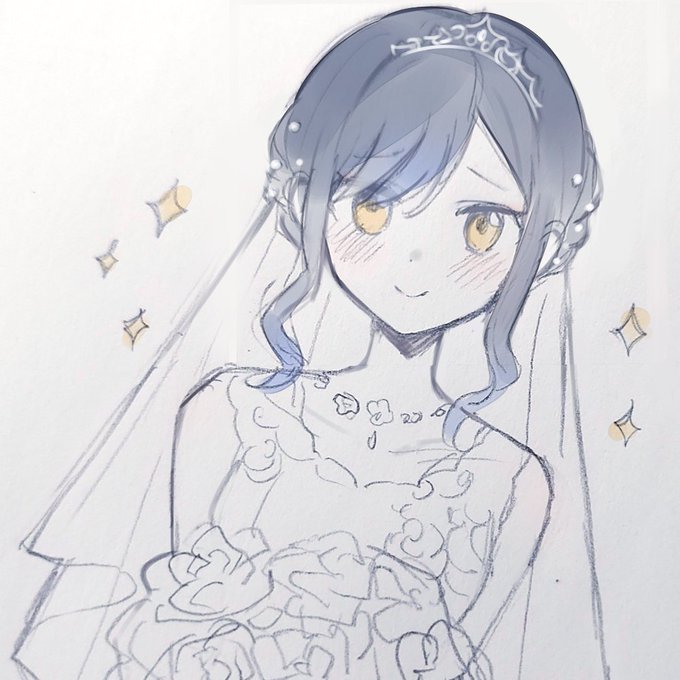 「smile wedding dress」 illustration images(Popular)