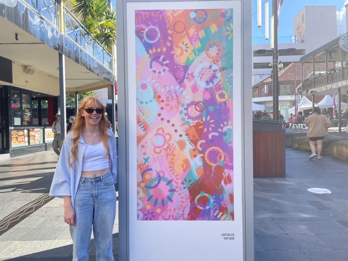 I spoke with graduated <a href="/TAFENSW/">TAFE NSW</a> Wollongong student <a href="/Caitiilee/">Caiti Lee</a> about her piece in the ARt at Play exhibition.
"Just to be a part of that exhibition, and to see your work kind of makes it all worth it" Caiti said.

<a href="/UOWTV/">UOWTV</a> #uowcreative #wollongong #ARtatplay #crownstreetmall
