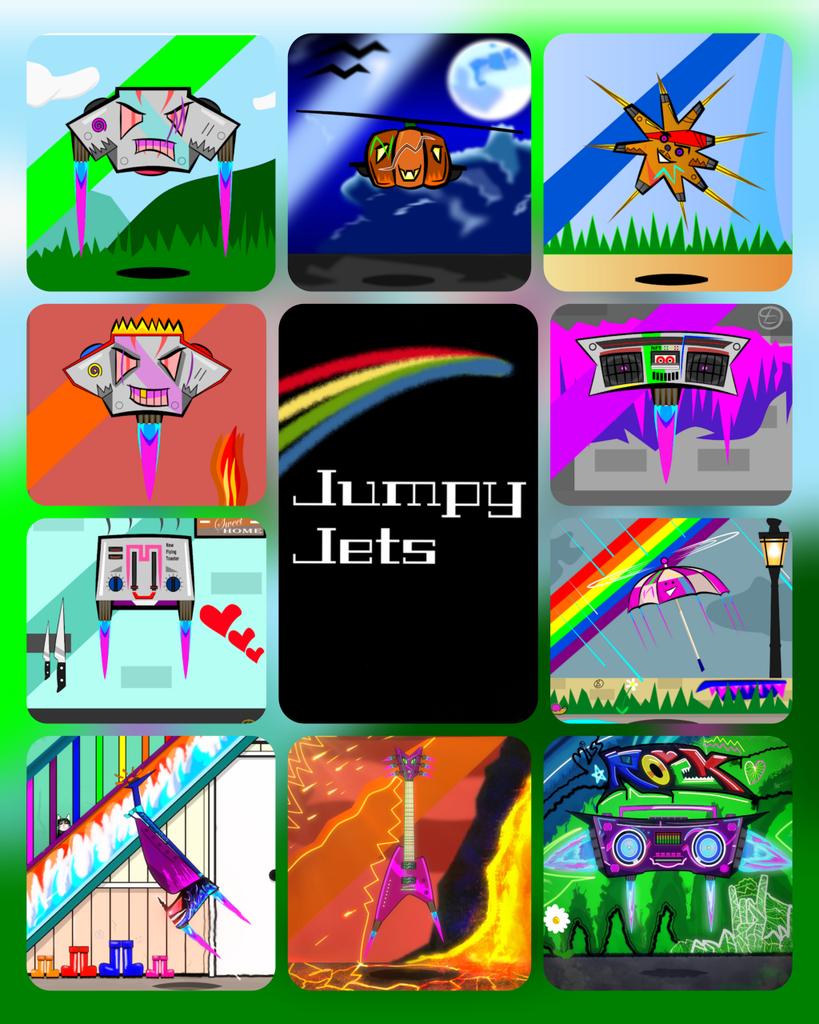 JumpyJets's tweet photo. This was the first wave of the JumpyJets 🚀
All fired up and taking to the skies 🔥 https://t.co/Q7qvwT0fLy