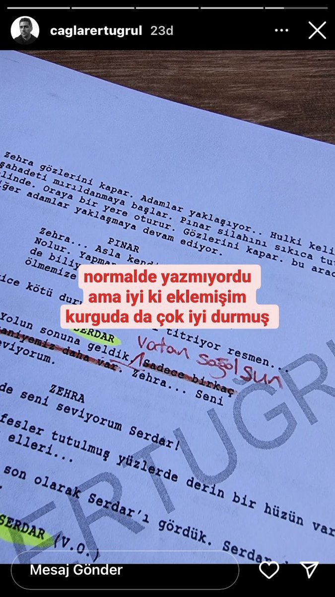 Çok çalıştı, uğraştı; üstüne sakatlandı, tedavi gördü. Kapanışı da çok güzel yapmış. Helal olsun sana Çağlar Ertuğrul, güzel adamsın. Emeklerine sağlık. 👊🏻