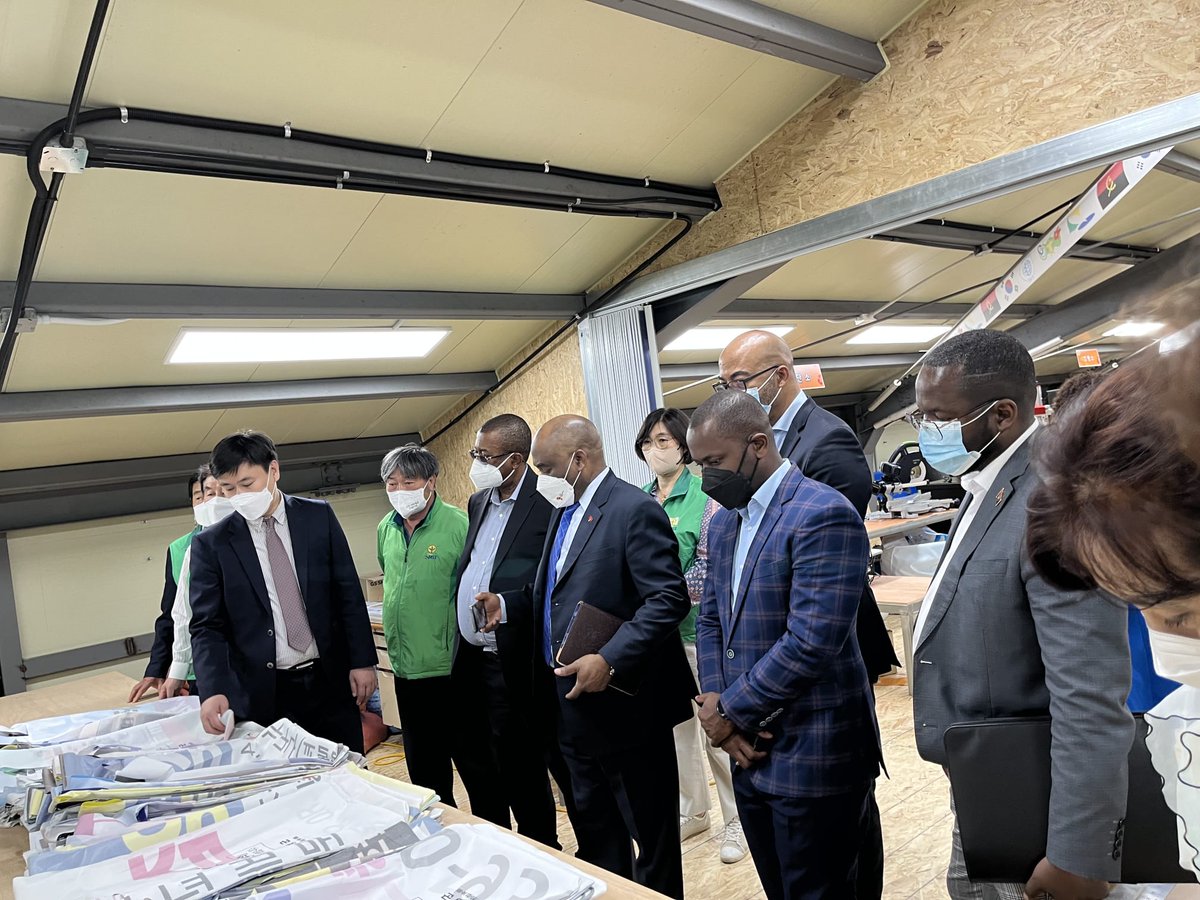 Senior staffs from the Support Organs of the Vice-President of the Republic of Angola visited Korea, in mid-April 2022, to start contacts with the South Korean Saemaul Undong Movement, as part of the efforts to Combat Poverty and Development Community in Angola.