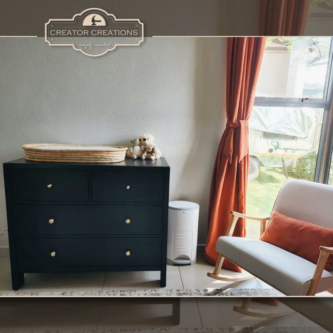 CreatorCreate's tweet image. Thanks to Sharon Moller from Nelspruit for ordering your custom baby changer / chest of drawers for your newborn boy :) The nursery looks amazing!

Place your custom order with us next: +27 80 9288 633 | create@creatorcreations.com | creatorcreations.com