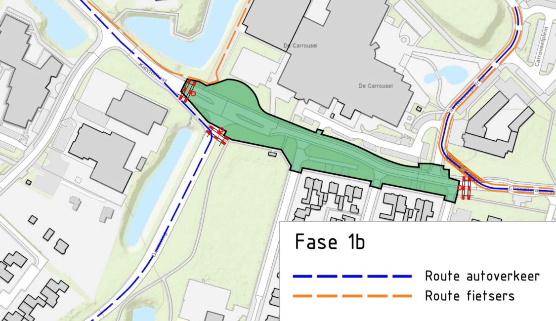 Van 30-5 tot 9-7 is de Chevalleraustraat afgesloten (kruising met de Danteweg tot de kruising met de van Reeuwijkstraat) Meer info 👉 ommen.nl/fietsverbindin… of download de BouwApp project ‘Fietsverbindingen Ommen’.