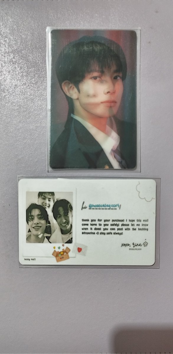 hoseokleycart's tweet photo. { #hoseokleycartbudols }
Thank you so much @roses_and_posie heeseung arrived safely and thank you for the cute freebies till our next transaction ❤
#fromrina https://t.co/Qm3g61u5w7