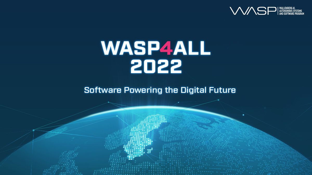 WASP4ALL 2022 starts at 10:00!

Leading international researchers will present state-of-the-art findings and share their experiences through engaging presentations and interactive sessions.

See program:
https://t.co/DAE68udGl5

#WASP4ALL2022
#WASP4ALL
#WASP
#Software https://t.co/om0zTWwYMU