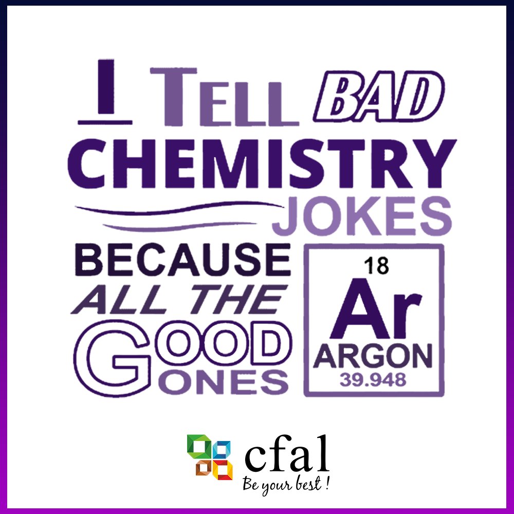 Cfalindia_'s tweet photo. Chemistry exceptions &amp; puns are all time favourites

CFAL - Be your best!
#cfal #cfalindia #learning #school #motivation #students #study #covid #student #children #india #college #science #jeemain #jee #learn #jeeadvanced #success #community #teaching #neet #mangalore #karnataka https://t.co/HkEJ2zRvQ1