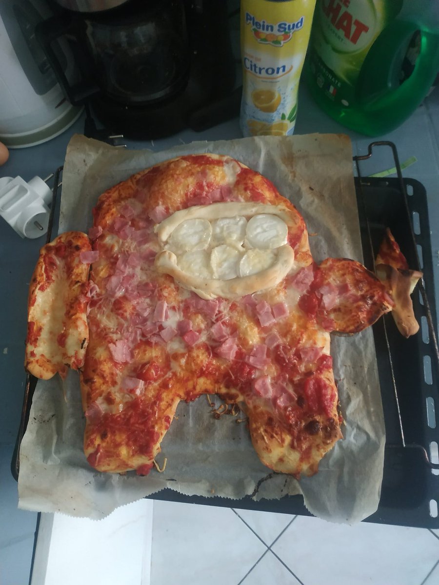 G'morning, how's my pizza looking?