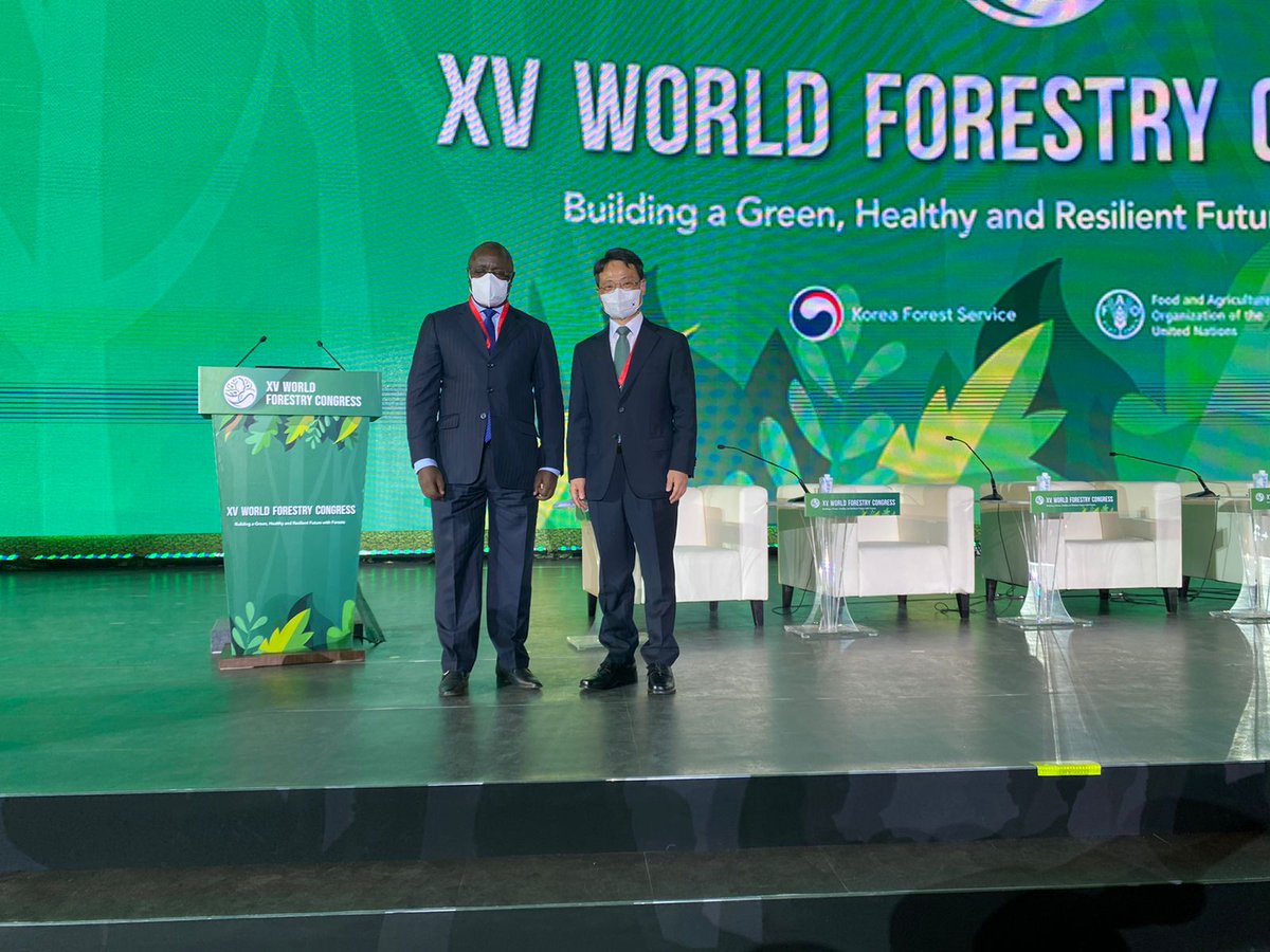 The Secretary of State for Forest Resources, André Moda, led the delegation, that also included staffs from SONANGOL and the NGO OTCHIVA, to participate, in May 2022, in Seoul, at the XV World Forestry Congress, organized by the Korean Forestry Services jointly with FAO.