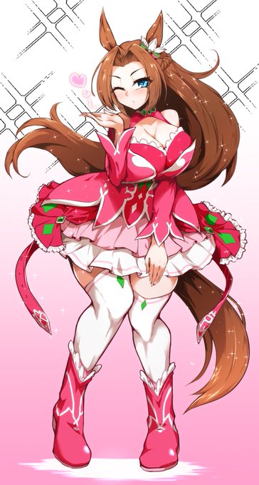 カワカミプリンセスを描きましたわ〜 