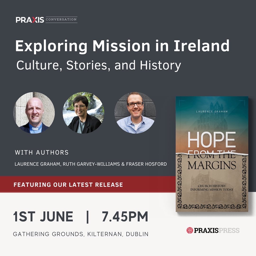 There’s still time to get tickets for this Wednesday (1st of June). We would love for you to join us! Visit:  praxisconversation.eventbrite.ie

#mission #missioninireland #booklaunch <a href="/irishmethodist/">The Methodist Church in Ireland</a> <a href="/GatheringGrnds/">Gathering Grounds Café</a>