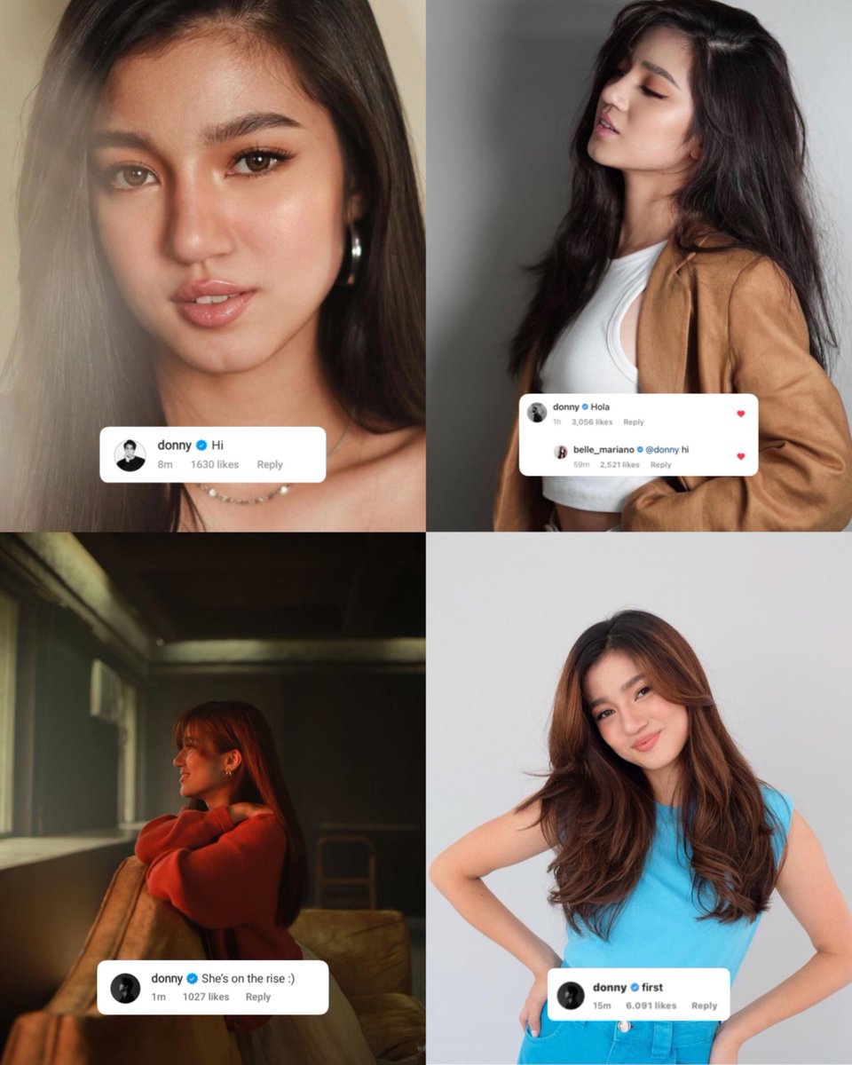 justforbeIinda's tweet photo. NO BUT DONNY’S COMMENT ON HIS GIRL, IS ALWAYS HITS DIFFERENT🦋

#DonBelle https://t.co/0HxGkt5Ewj