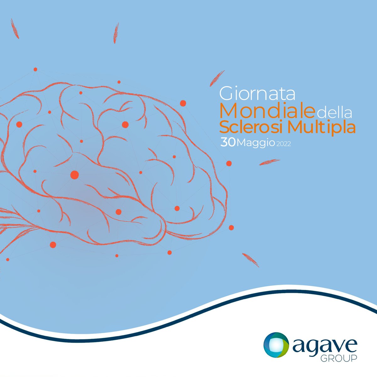 Agave_Group's tweet photo. Oggi, 30 maggio, è la giornata mondiale contro la sclerosi multipla 🧡

#agavegroup #sclerosimultipla #30maggio https://t.co/KITHB41GXg