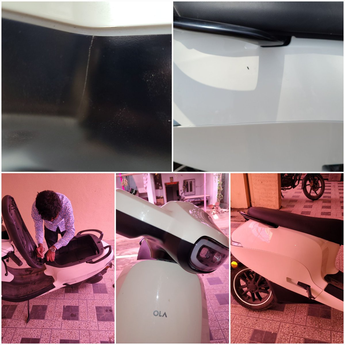 Rajkumar71l's tweet photo. Some cracks and scratches were observe after come from update of OS2.0 beta installation process and support team responded quickly on the problem and resolved it by Home service ...thankyou ola and team @OlaElectric @bhash @iamkmkrishna https://t.co/uU9192o3aF