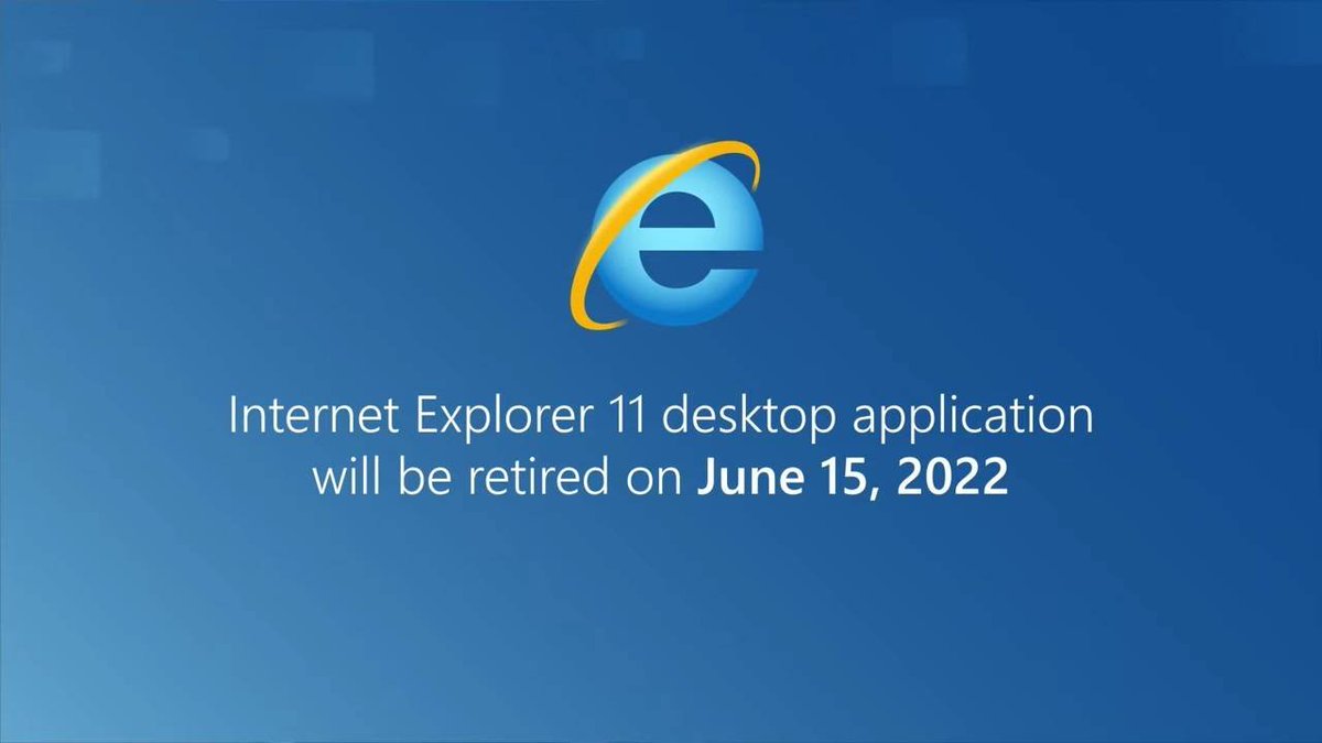Internet Explorer 11 will officially be killed off by Microsoft on June 15, 2022.

And on that day, a giant sigh of relief will be released by all developers worldwide 😂