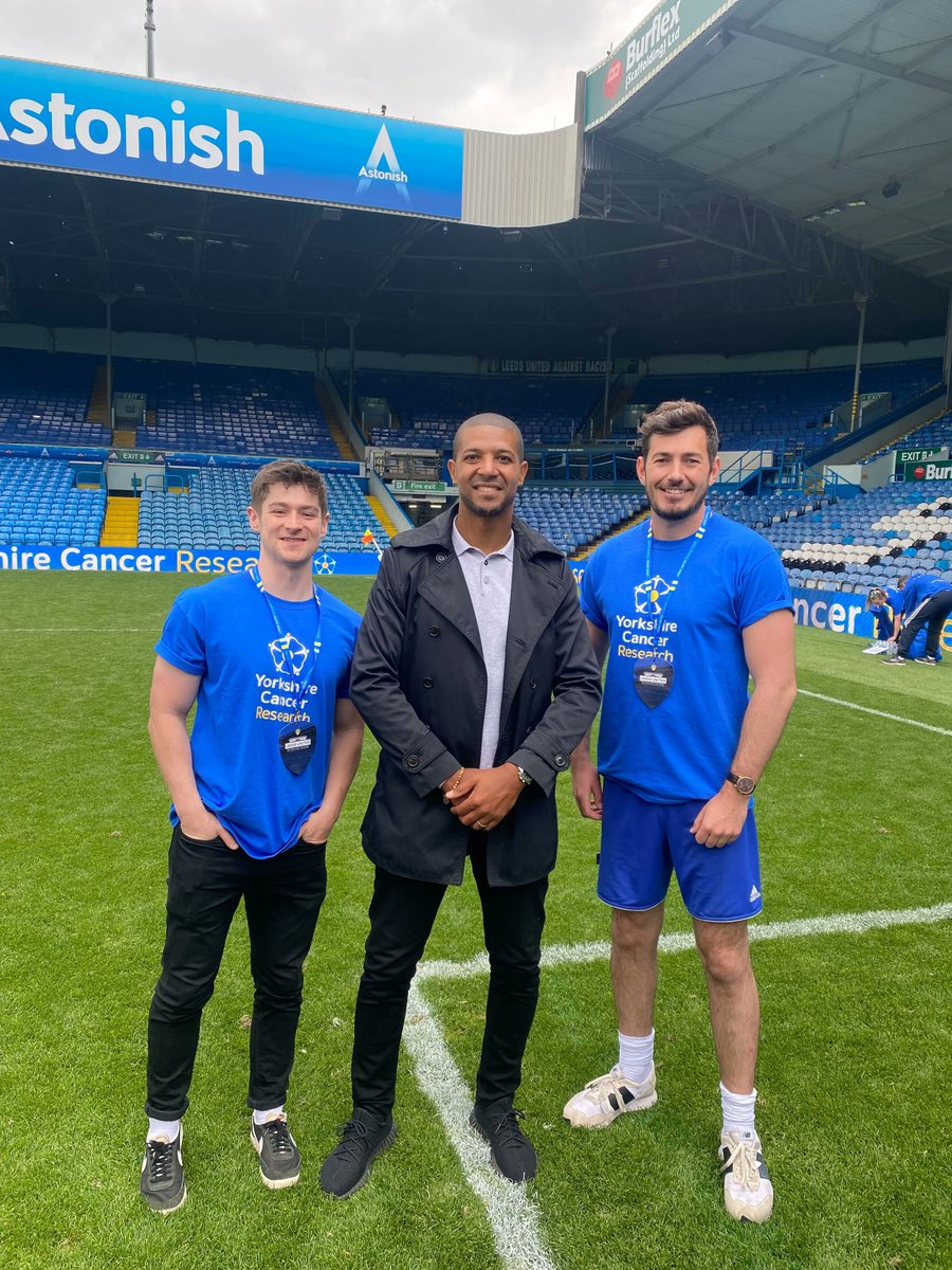 madebyextreme's tweet photo. When you kickstart your week smashing goals, quite literally 🥅 James &amp; Johnny took one for the team last week as they stepped up to take part in a penalty shootout and Q&amp;A at @LUFC with our charity partner, @yorkshirecancer last week ⚽️

#LUFC #LifeAtExtreme #StepOutYorkshire https://t.co/QUgVArlweJ