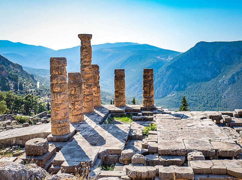 AstrologyTravel's tweet photo. Ruins of the Oracle Temple of #Apollon at #Delphi built in 510 B.C. right above the 1000 years older oracle site of #Gaia`s Pythian #oracle is located in the combination of #Taurus (earth, roots) with #Aquarius (heaven, stars)
ph: Skyring, ccbysa4.0
https://t.co/MrQpupHgb2 https://t.co/IeaP40uFwO