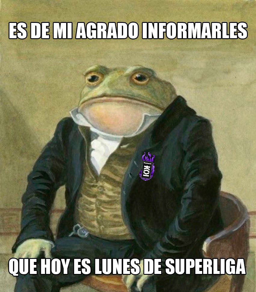 ES HOY, ES HOY, ES HOY! 😎 #SuperLigaLol, image size:851x970