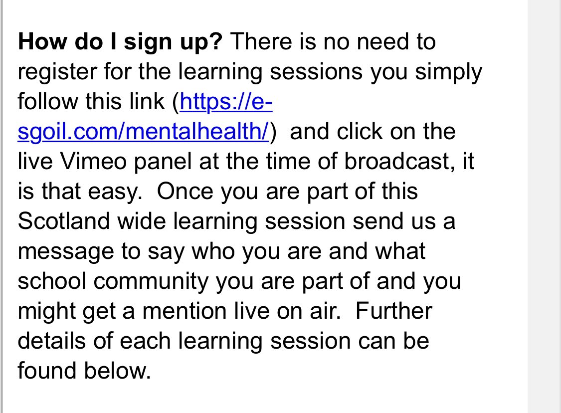 SASB Health and Well-being (@sasb_hwb) on Twitter photo Evening Family Learning event in partnerships with <a href="/HeadStrongMind5/">HeadStrong</a> to support your child’s mental health during their Transitions from P7-S1. 6pm-6.30 from the comfort of your own home! Please follow the link below Â
e-sgoil.com/mentalhealth/
<a href="/SLCEquity/">SLC Equity Team</a> <a href="/sasbhighschool/">SASB High School</a> Evening Family Learning event in partnerships with <a href="/HeadStrongMind5/">HeadStrong</a> to support your child’s mental health during their Transitions from P7-S1. 6pm-6.30 from the comfort of your own home! Please follow the link below Â
e-sgoil.com/mentalhealth/
<a href="/SLCEquity/">SLC Equity Team</a> <a href="/sasbhighschool/">SASB High School</a>