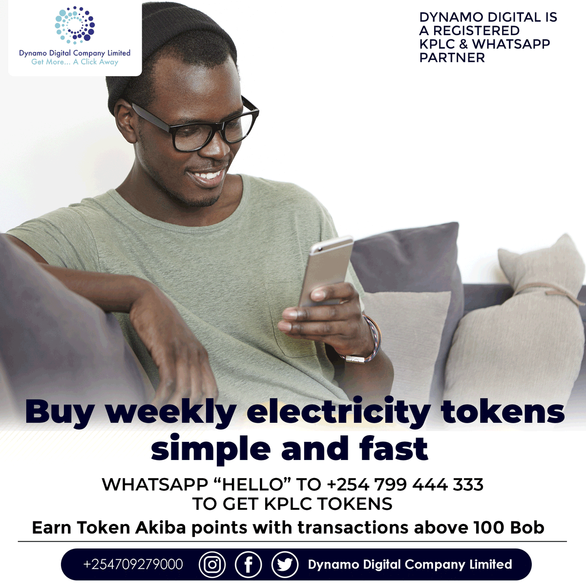 Sort out your weekly tokens conveniently using WhatsApp. Click api.whatsapp.com/send?phone=+25… to buy tokens