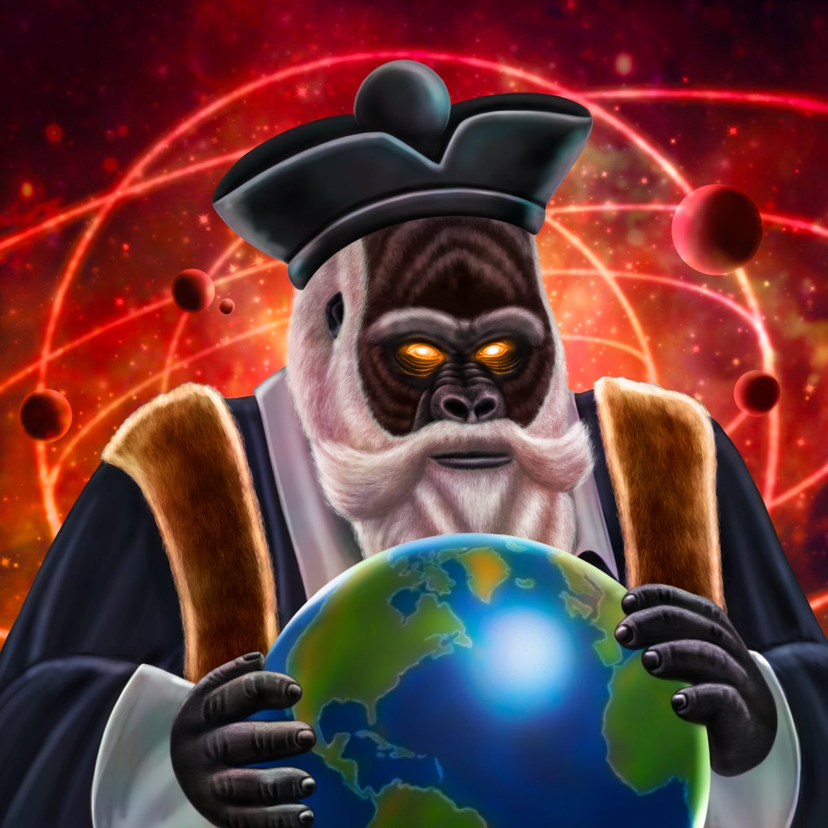 Our first art is complete. This is just phase 1 of what the final #NFT will be. The next part of it will be interactive!