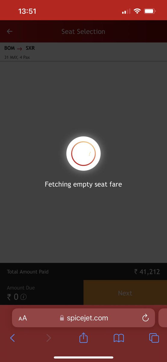 Im_JanakKPandya's tweet photo. Trying to complete the formalities as described like web check in and selecting seats but @flyspicejet #website and #mobileapp not allowing to select the same.
Snapshots of the same are attached here with for your reference. https://t.co/lGzhWzwVUu
