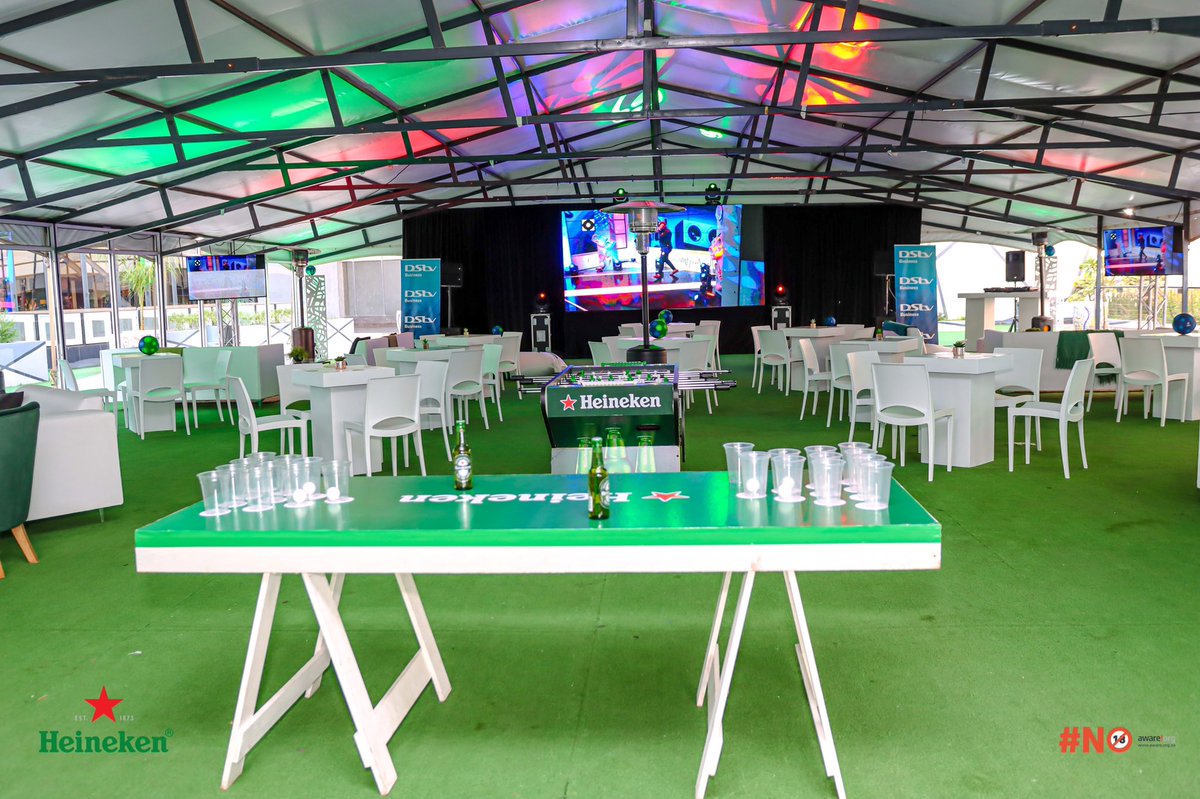 NativeEventsBW's tweet photo. Furniture and decor setup for the Heineken UEFA 2022 Live Screening this past weekend by Native Events. ⚽️🍻🥳

Call us TODAY at +267 311 4237, WhatsApp us at +267 76 708 583, or email bookings@nativeevents.co.bw for a quote.

#OftenCopiedNeverMatched #NativeEvents https://t.co/EGBF5GZ9Ee