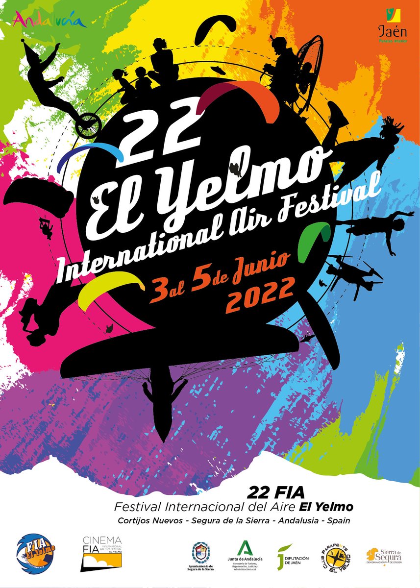 🪂 La 22ª edición del Festival Internacional del Aire 'El Yelmo' <a href="/fiaelyelmo/">FIA el Yelmo</a> llega este fin de semana a Segura de la Sierra
Conoce aquí todos los detalles: cutt.ly/8JoT2pv y asómate al cielo de la Sierra de Segura del 3 a l 5 de junio...
<a href="/SierradeSegura_/">Sierra de Segura</a> #AJaénAlParaíso