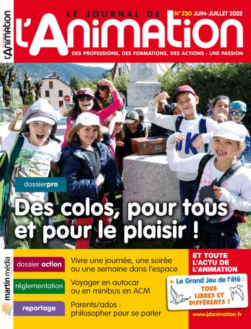 CampsColos's tweet photo. Dans le @JD_Animation de ce mois n° 230, nous sommes à l'honneur : @AVitacolo @CampSurLaComete Etoile de St Ferjeux. Des assos du collectif qui travaillent pour des #colos pour tou.te.s et pour le plaisir. https://t.co/L6o8dHHdzy
