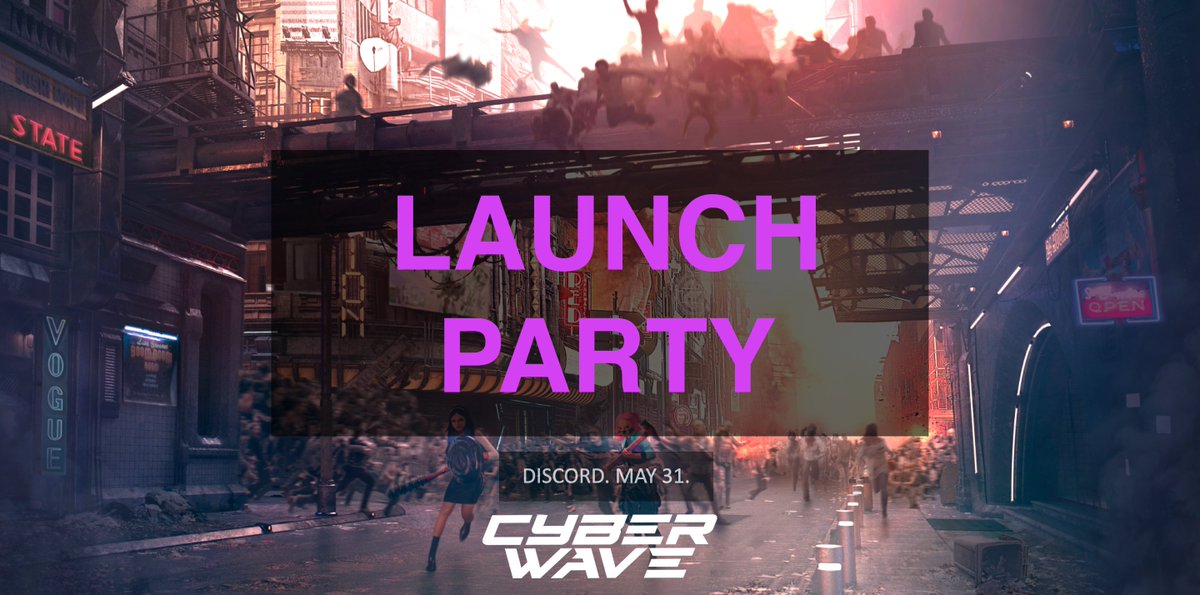 CyberWaveNFT's tweet photo. LAUNCH PARTY IN 12 HOURS. SEE YOU THERE! 🥳

2 PM UTC https://t.co/xk8IBFBzfi #CyberWave ⚔️🌊 https://t.co/UmGDn2XcJk