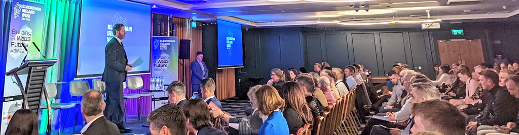 Packed house with people from all over Ireland and lots of International visitiors