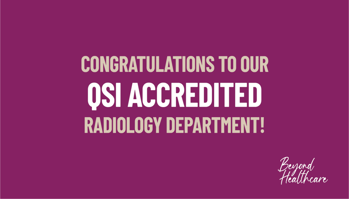 We are incredibly proud of our Imaging Department who have maintained their QSI accreditation for the fourth year! This accreditation allows you, our patients, to have confidence in both diagnosis and in OSD Healthcare. Find out more here: bit.ly/34kW1pE