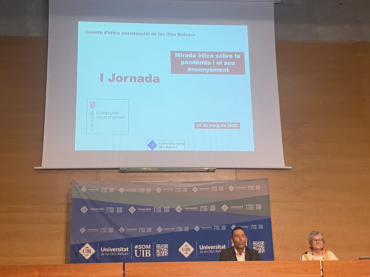 I Jornada Comiè d’ètica assistencial <a href="/SalutGOIB/">Conselleria de Salut</a> “Mirada ètica sobre la pandèmia i el seu ensenyament”, inaugura <a href="/nachogpineda/">Nacho Garcia Pineda</a> i Pilar Sánchez-Cuenca