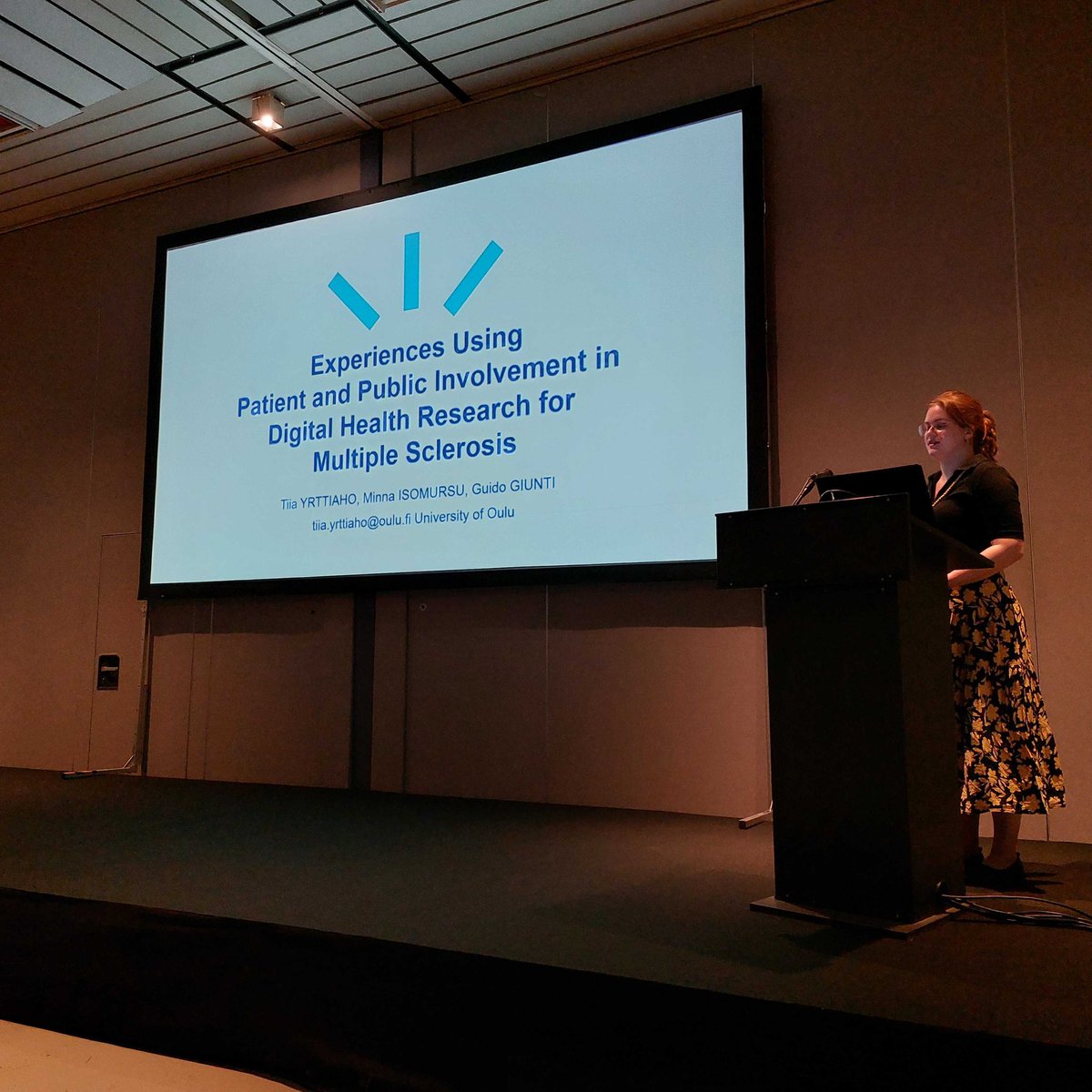 Do you want to learn more about involving #peoplewithMS in the process of designing new #digitalhealth #apps? Check out the work Tiia Yrttiaho presented at #MIE2022 on <a href="/morestaminaapp/">More Stamina</a>.
#ppi #MultipleSclerosis <a href="/UniOulu/">University of Oulu</a> <a href="/MIPT_Oulu/">MIPT-Oulu</a> <a href="/m3sOulu/">M3S Oulu</a> <a href="/BusinessFinland/">Business Finland</a> ebooks.iospress.nl/volumearticle/…