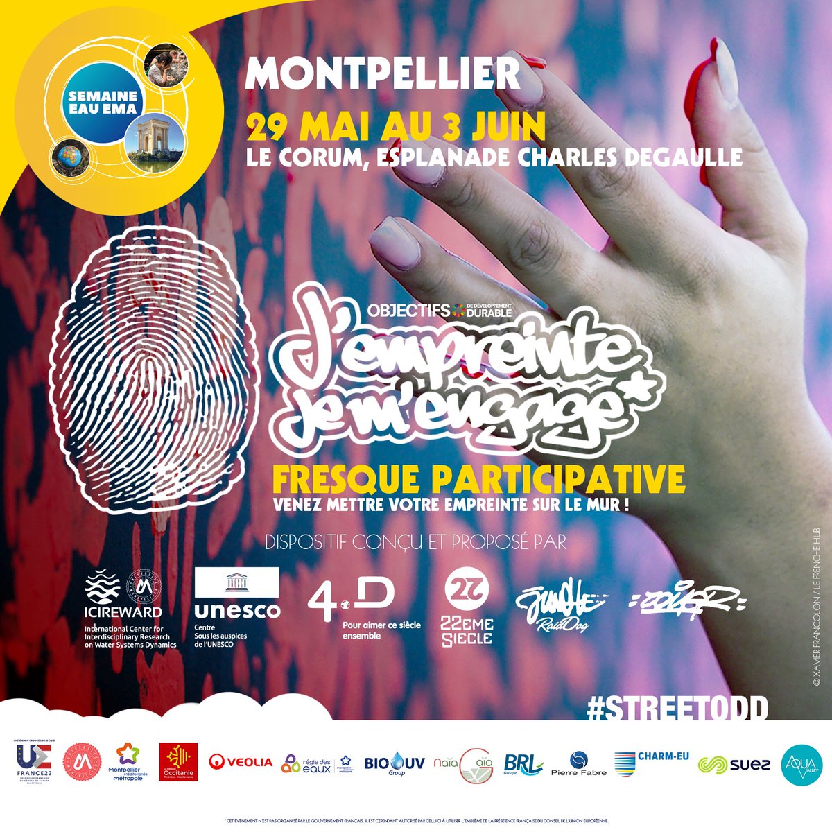 Aqua Valley (@poleaquavalley) on Twitter photo <a href="/PoleAquaValley/">Aqua Valley</a>, partenaire de la Semaine Eau Euro-Méditerranée-Afrique #EauEMA !
Nous vous donnons rendez-vous !
⏰ Du 29 mai au 3 juin
📍 Sur l'esplanade Charles de Gaulle à Montpellier ! <a href="/PoleAquaValley/">Aqua Valley</a>, partenaire de la Semaine Eau Euro-Méditerranée-Afrique #EauEMA !
Nous vous donnons rendez-vous !
⏰ Du 29 mai au 3 juin
📍 Sur l'esplanade Charles de Gaulle à Montpellier !
