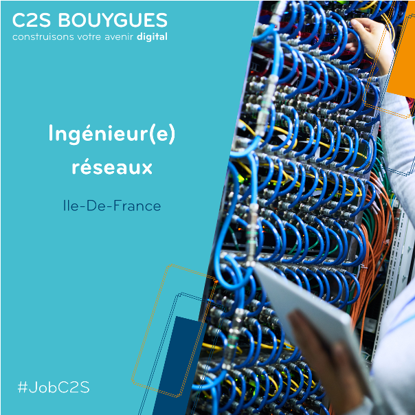 C2S_Bouygues's tweet photo. [#JobC2S 📢 ] SDN, NFV, NSX, ça te parle ? 

Nous sommes à la recherche de notre futur(e) coéquipier(e) ingénieur(e) réseaux !

Alors es-tu prêt(e) à rejoindre l’aventure C2S ? ➡ https://t.co/WWlRiH85bV

#iciçarecrute #ingenieur #solutionInfrastructure #rejoinsnous https://t.co/qKXoxkD6Wc
