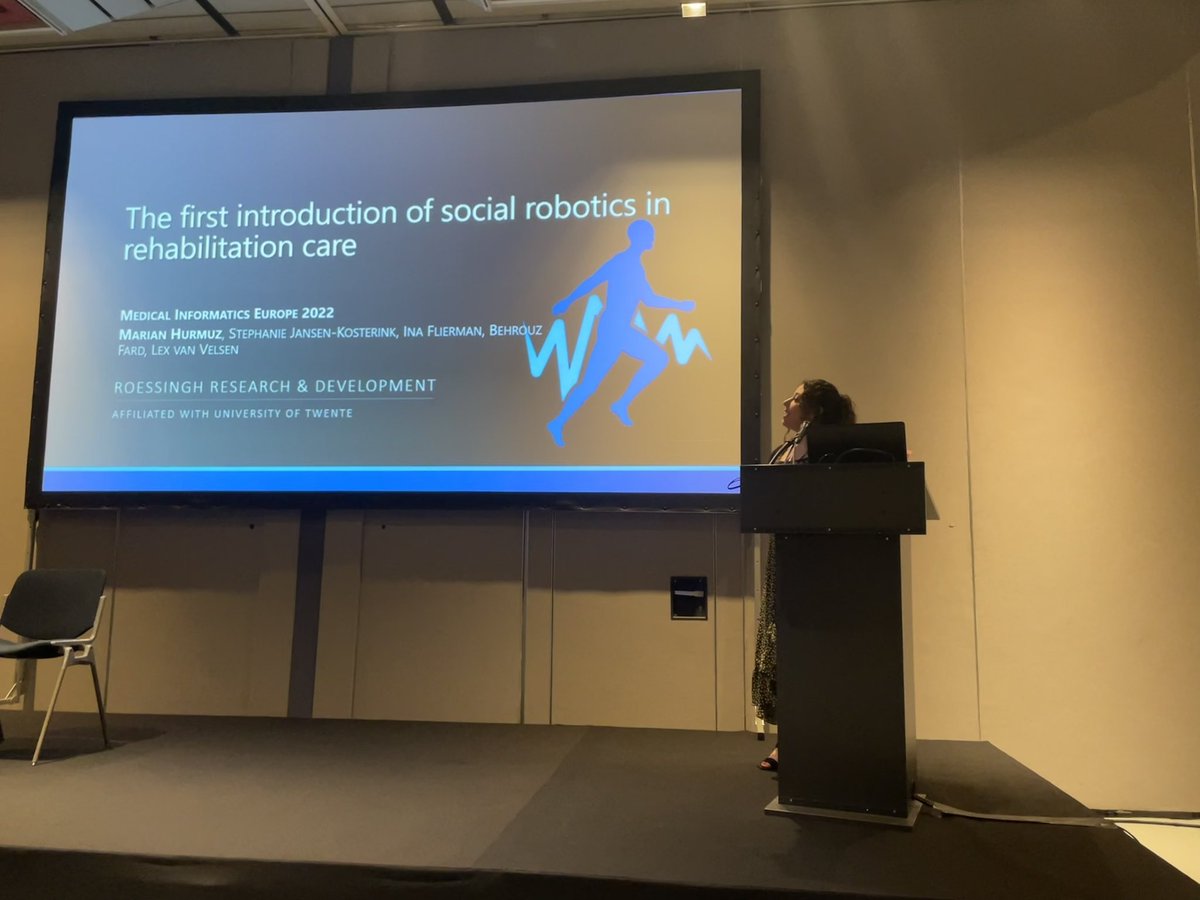 SCOTTY (@project_scotty) on Twitter photo On the last day of #MIE2022, <a href="/MarianHurmuz/">Marian Hurmuz</a> presented the results of use-case development and usability study of the Scotty robot!
<a href="/EFMI/">European Federation for Medical Informatics</a> #conference #socialrobot On the last day of #MIE2022, <a href="/MarianHurmuz/">Marian Hurmuz</a> presented the results of use-case development and usability study of the Scotty robot!
<a href="/EFMI/">European Federation for Medical Informatics</a> #conference #socialrobot