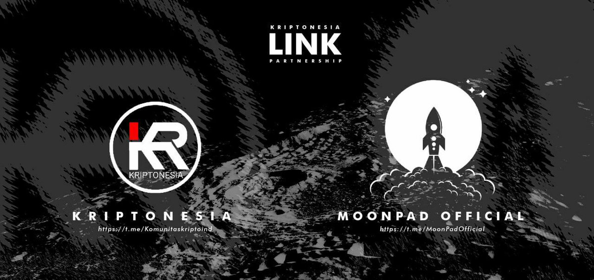 New Partnership 
Kriptonesia x Moonpad 

t.me/MoonPadOfficial
t.me/Komunitaskript…