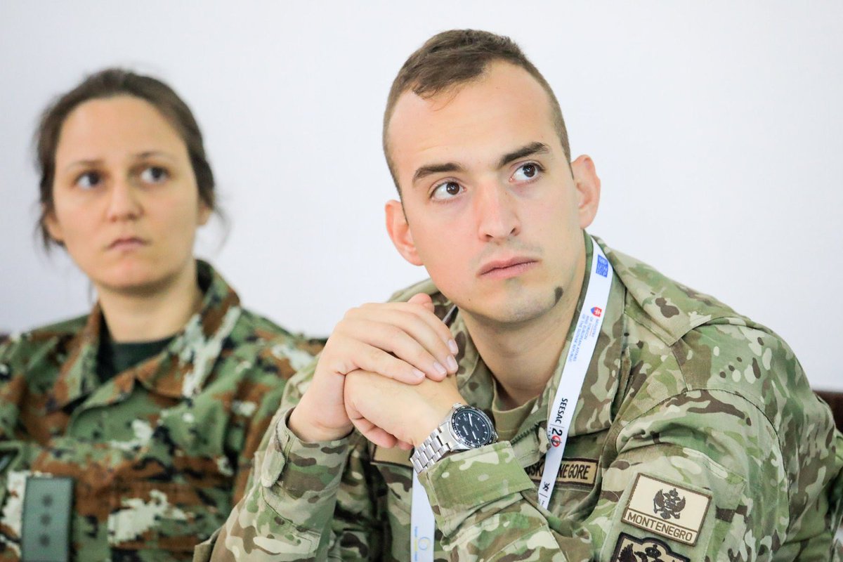 UNDP_SEESAC's tweet photo. #3rdGToT
Day 6⃣ will enable participants from the #WesternBalkans MoDs&amp;AFs to
Plan, Conduct &amp; Evaluate Education &amp; Training w applied #gender perspective.
In the first week, they learned about
Gender terms&amp;definitions
#WPS and
Gender in SSR. 

@NorwayMFA 
@SlovakiaMFA https://t.co/9QzO7ZfeKD